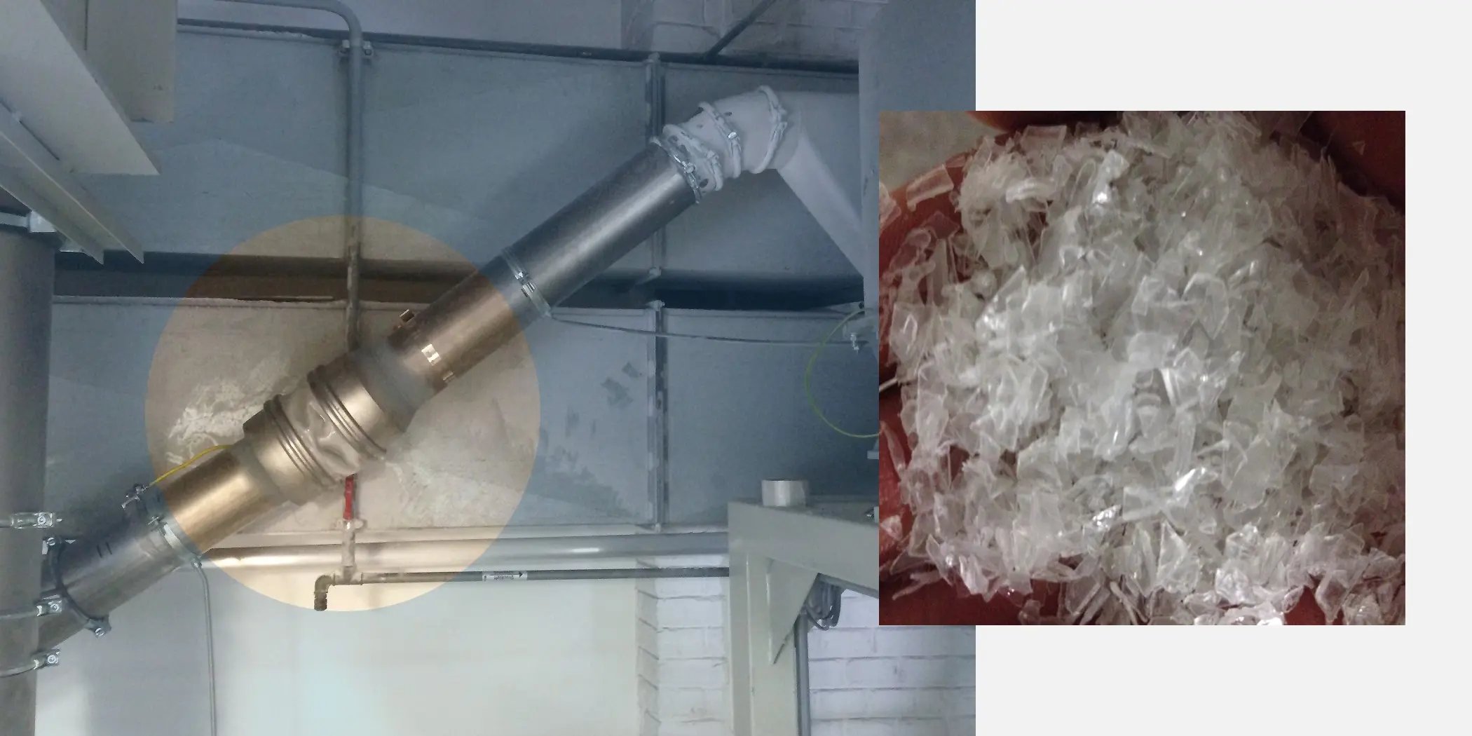 Flow Correction with circle & polycarbonate chips