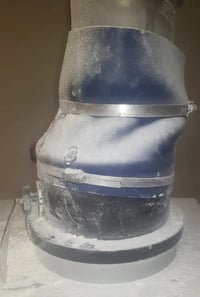 Clamped and twisted connector