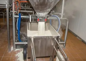 Flour creating dust under hopper