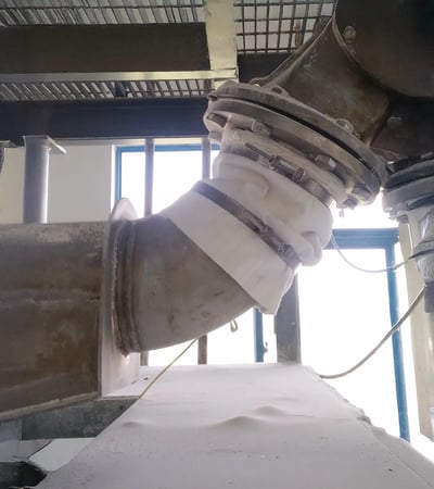 Leaking clamped connector