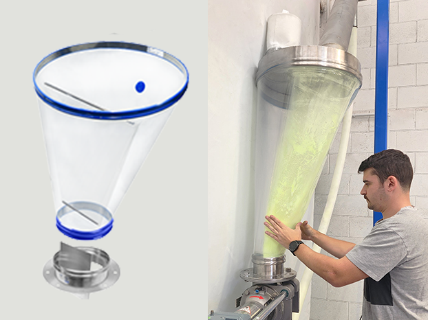 Surge Hopper and Surge Hopper In Action - Malleable Walls new