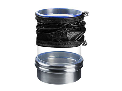 Black-Out cover on 1 spigot-transparent background-400x300px