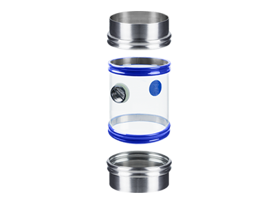 BFM® Seeflex 040E Quick Access Port with 2 spigots - transparent background