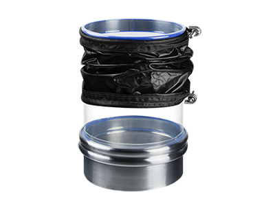 Black-Out cover on 1 spigot-white background-400x300px