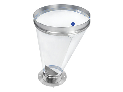 Surge Hopper with two Spigots
