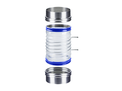 flexi-earthed + 2 spigots-white background-400x300px