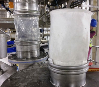 BFM® Seeflex 040E and FM1 Breather Bag in cornflour production