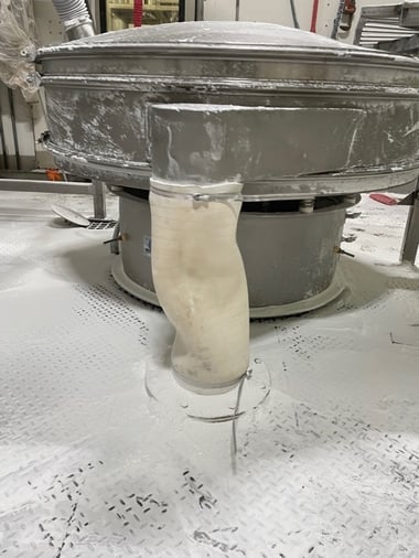 Sifter - bad leakage_Co-Pack company_ before