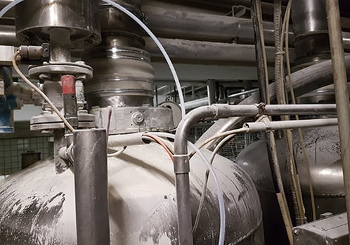 Milk plant leaking powder - Before BFM 500 x 349