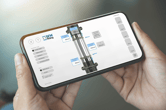 Mobile phone with IG calculator on screen