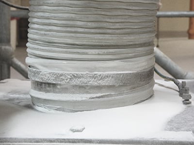 Powdered Sugar Leakage Clamped Connector
