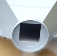 Square to round spigot example Filtercorp