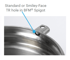 TR Lock-Out Tube over Smiley Face Hole