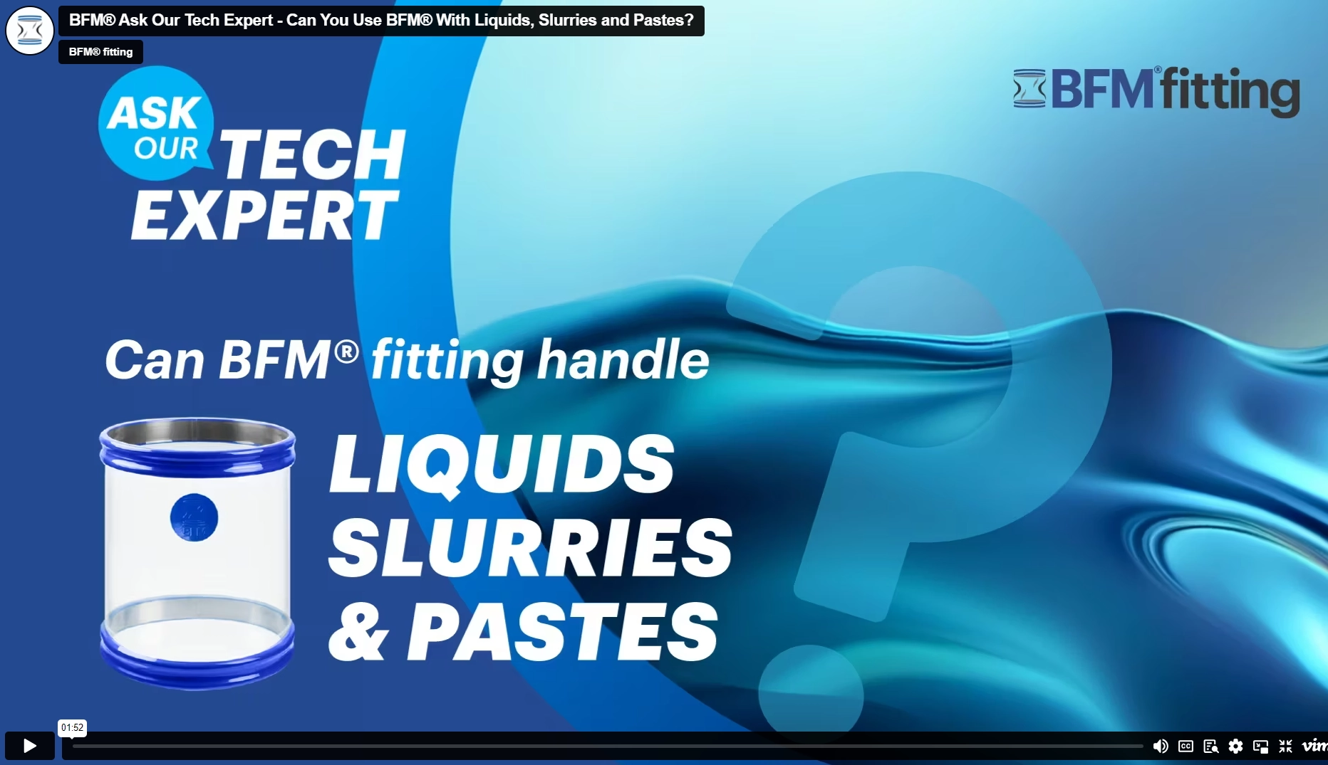 Ask Our Tech Expert: Can BFM® Handle Liquids, Slurries or Pastes?