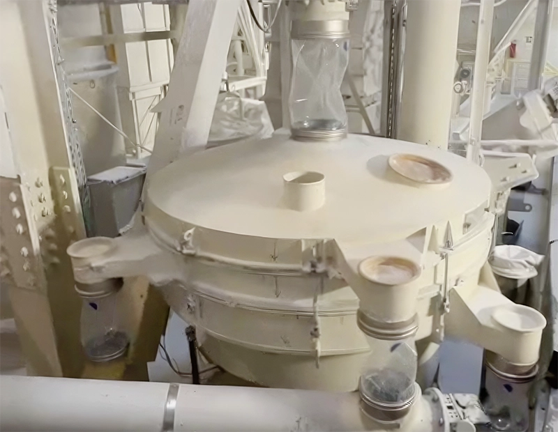 Dust and Downtime Issues Solved on Calcium Carbonate Sifters