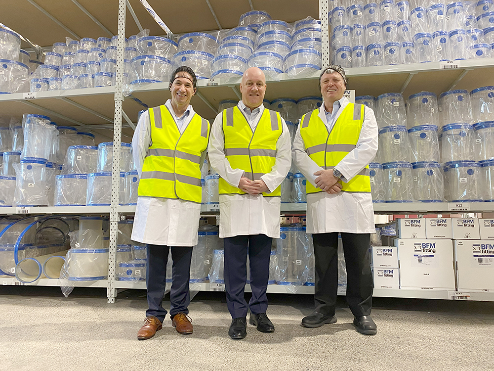 Prime Minister of New Zealand Visits BFM® fitting
